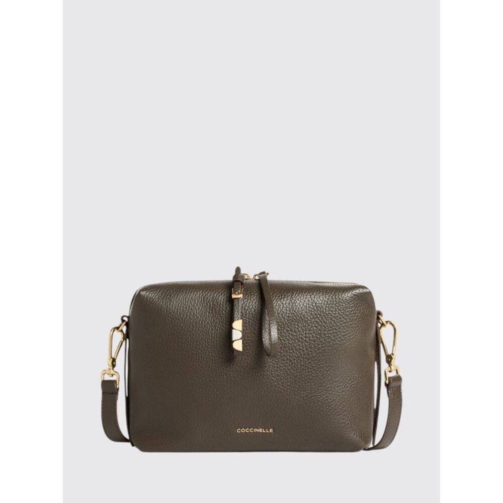 Coccinelle Women Coccinelle Nory Small Tumbled Leather Crossbody Bag With Zip